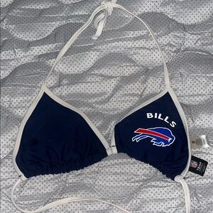 NFL Buffalo Bills Navy Bikini Top